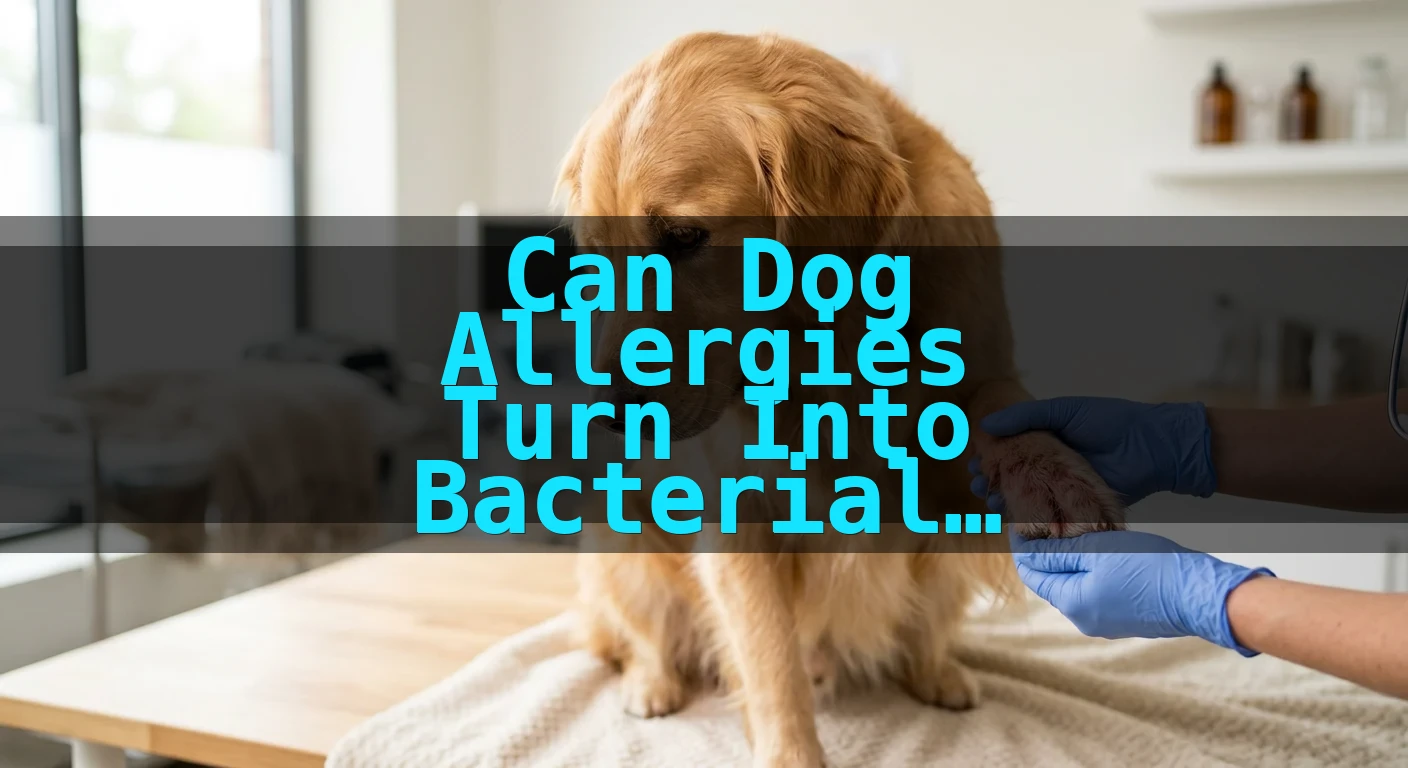 Can Dog Allergies Turn Into Bacterial Infection?