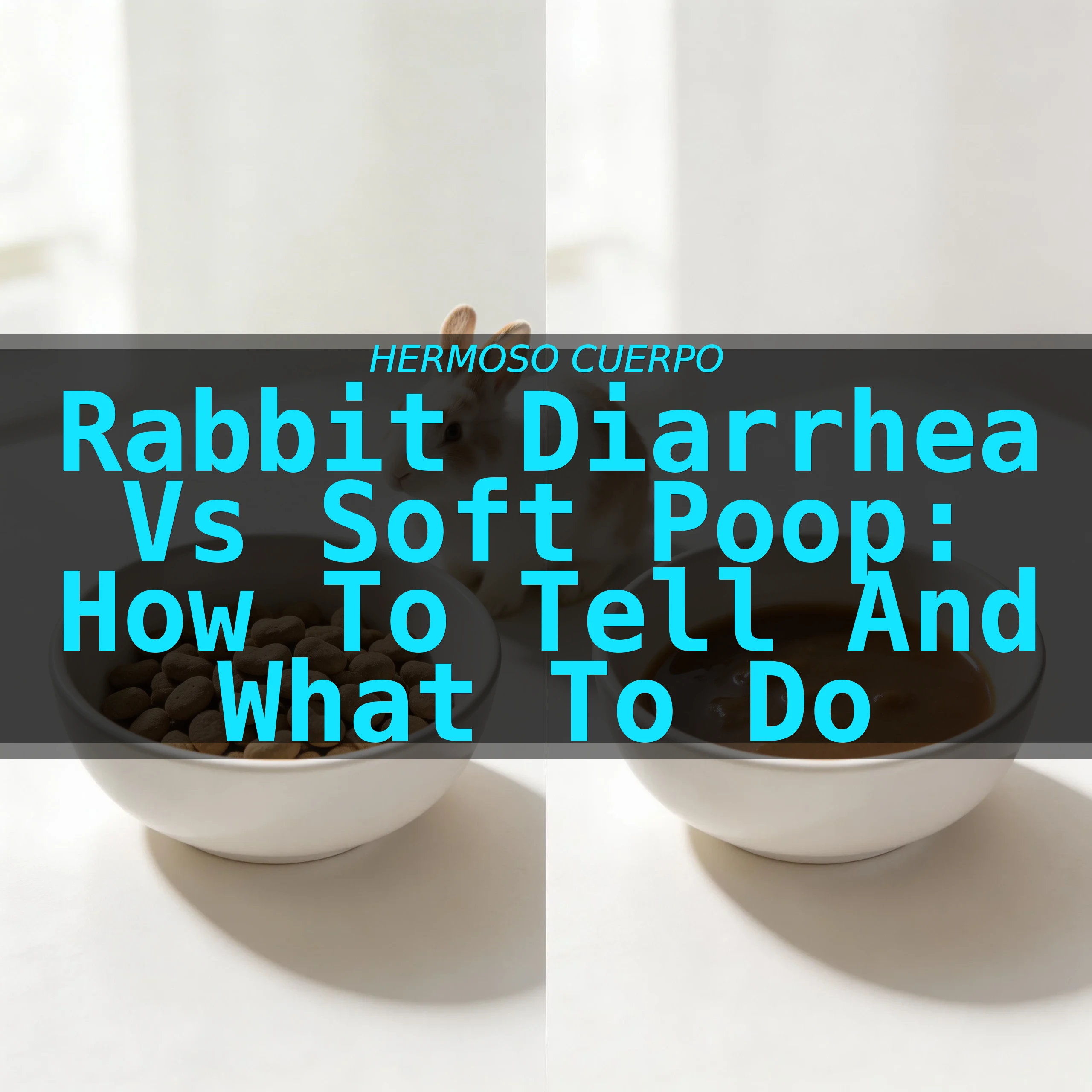 Rabbit Diarrhea vs Soft Poop: How to Tell and What to Do