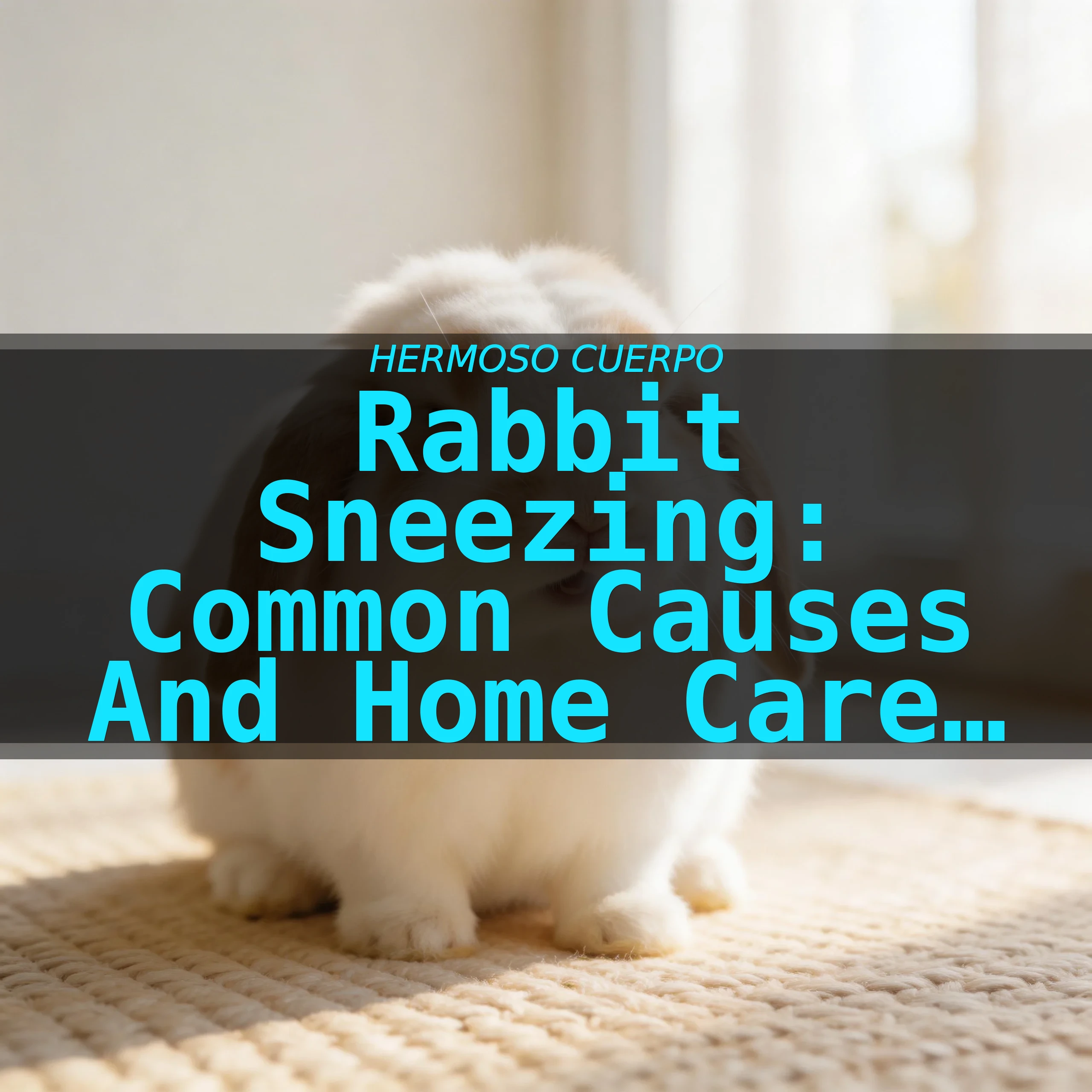 Rabbit Sneezing: Common Causes and Home Care Tips